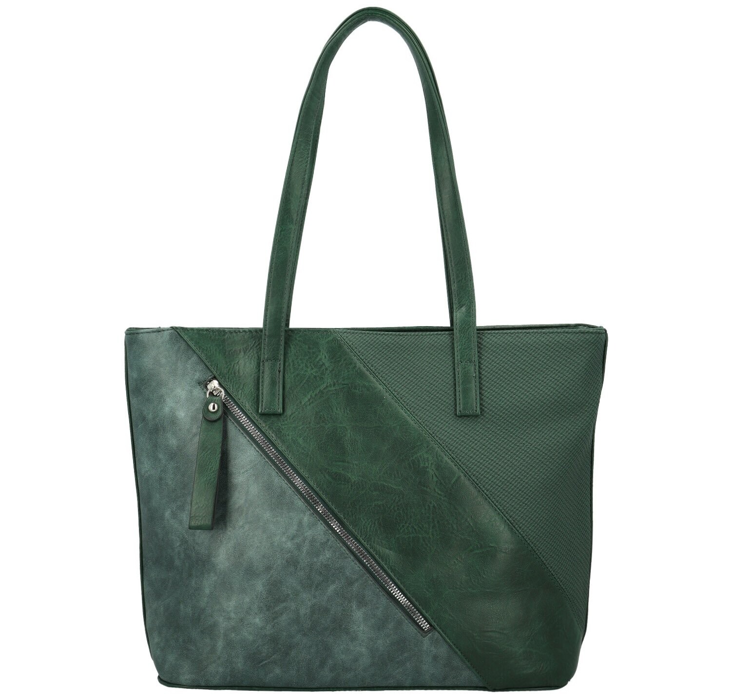 Dámská kabelka na rameno tmavě zelená - Firenze Valdema zelená