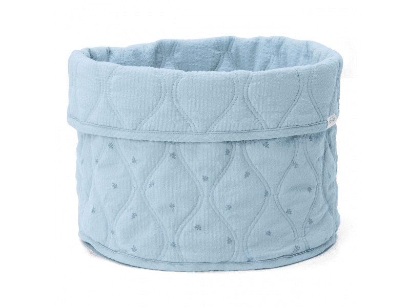 Little Dutch Košík textilní oboustranný velký Pure Denim Blue