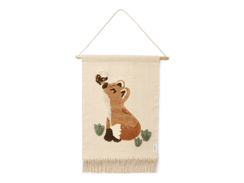 Little Dutch Závěsný koberec na stěnu liška Forest Friends