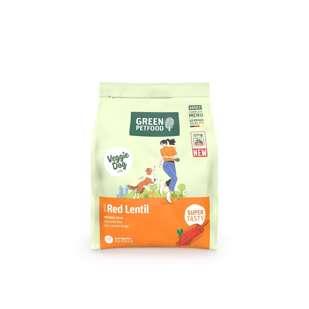 Green Petfood Veggie Dog s červenou čočkou - 900 g