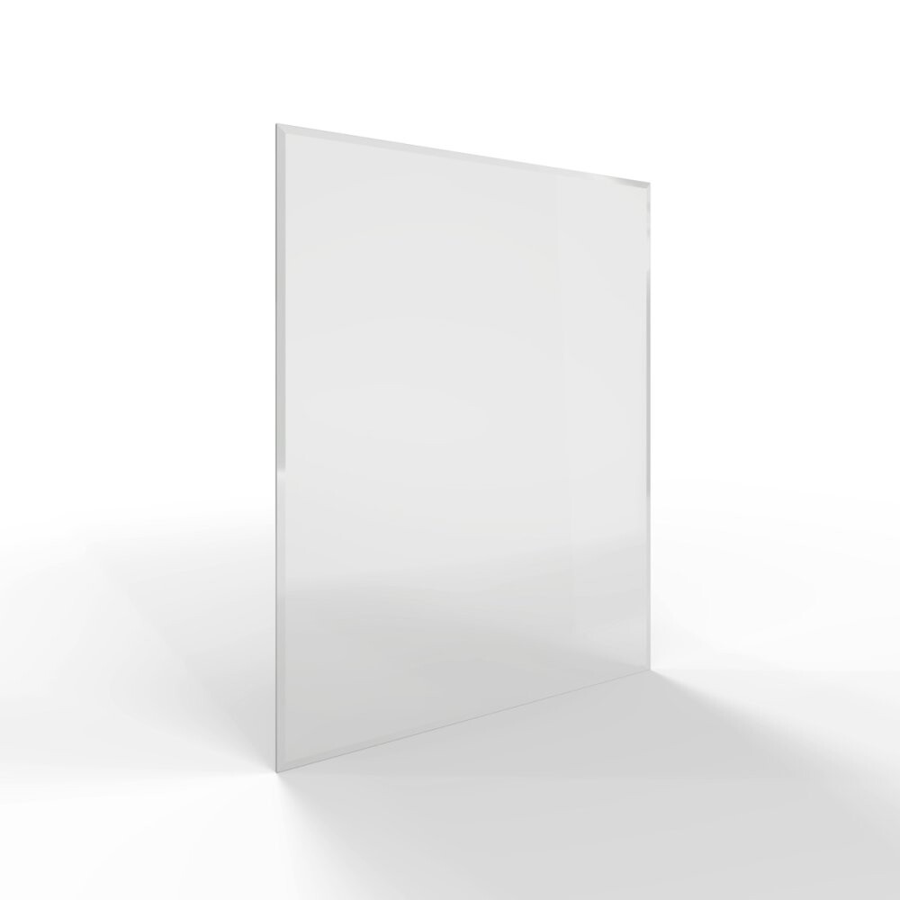 Sklo pod kamna - FLAMINGO Obdelník 850x1000 mm, fazeta / 6 mm