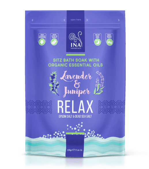 INA ESSENTIALS Ina essentials Relax koupelová sůl s Levandulí a Jalovcem 300 g
