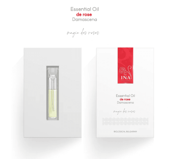 INA ESSENTIALS Ina essentials organický esenciální Růžový olej Rosa Damascena 0.88 ml
