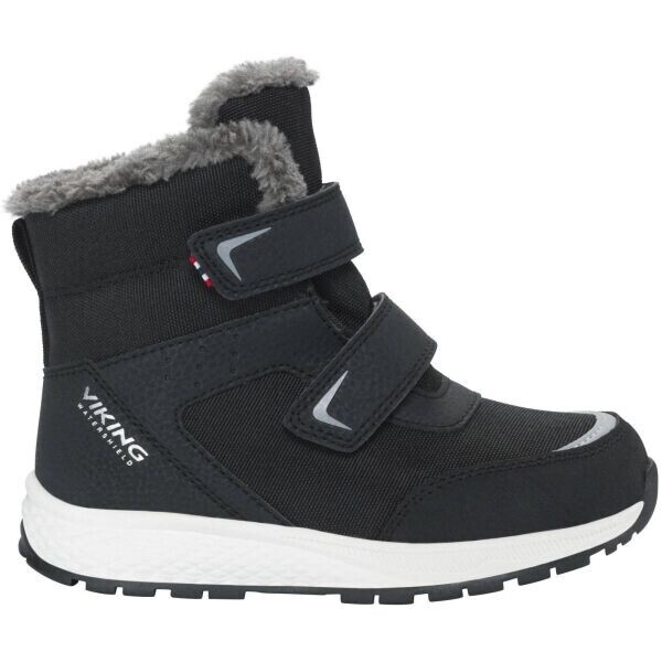 VIKING BY NORWAY EQUIP WARM WP 2V Dětská zimní obuv, černá, velikost