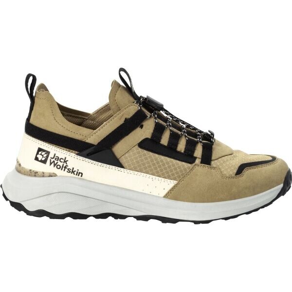 Jack Wolfskin DROMOVENTURE ATHLETIC LOW M Pánská turistická obuv, béžová, velikost