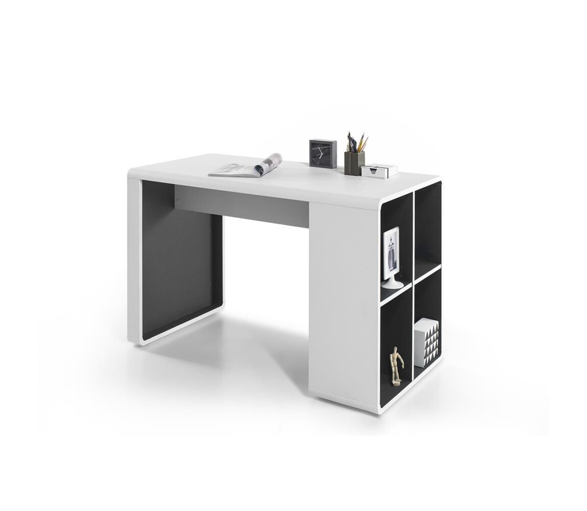 MC Akcent Psací stůl TEO bílá/antracit 40170WG7
