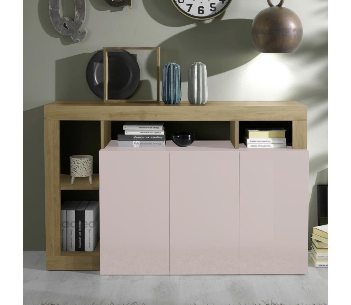 MC Akcent Komoda LENOR kašmír/světlý dub 203130-05K