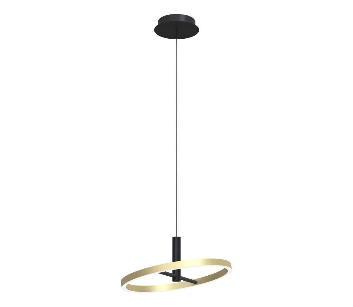 Wofi 6016-104L - LED Stmívatelný lustr na lanku BREST LED/19W/230V černá/zlatá 6016-104L