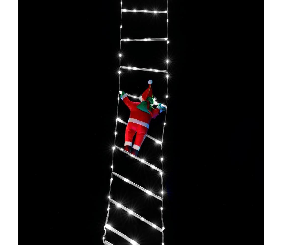 B.V.  - LED Ven. ván. dekorace 304xLED/3,6W/230V/8 funkcí 3m IP44 stud bílá B10303Y26