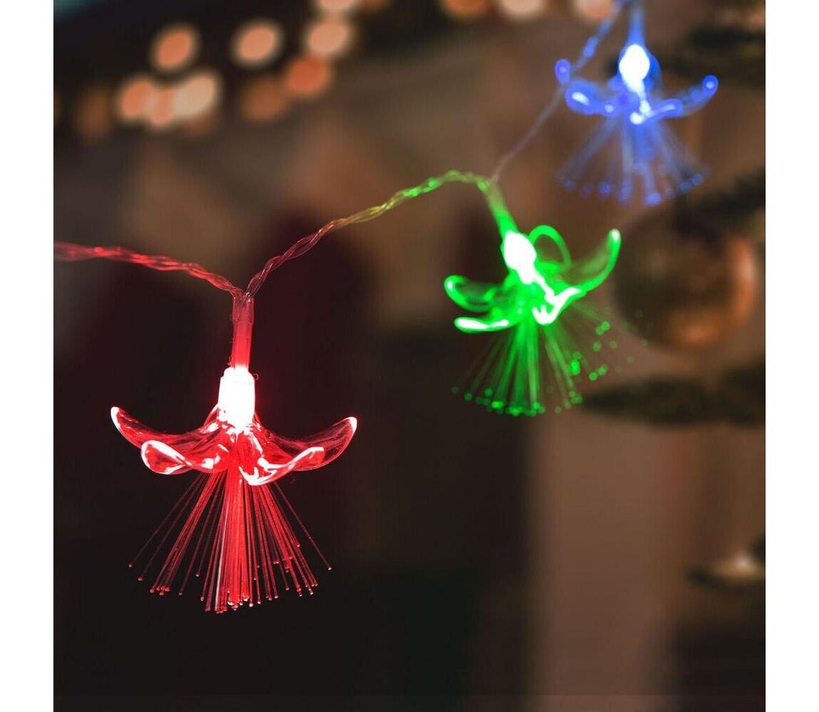 LED Dekorační řetěz 20xLED/2xAA 3,15m multicolor gl-56518