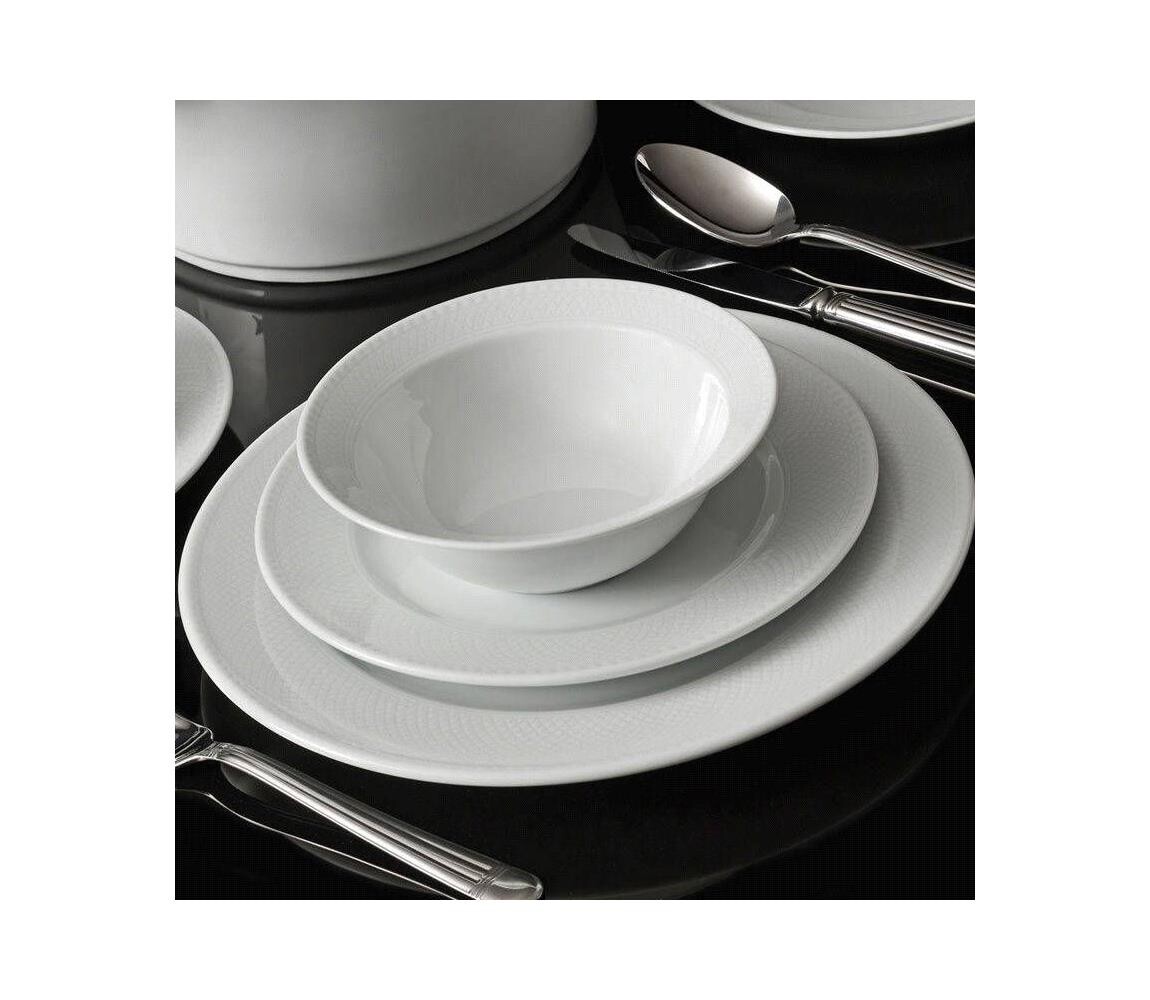 Jídelní sada 24 ks bílá/porcelán 710KTP2432