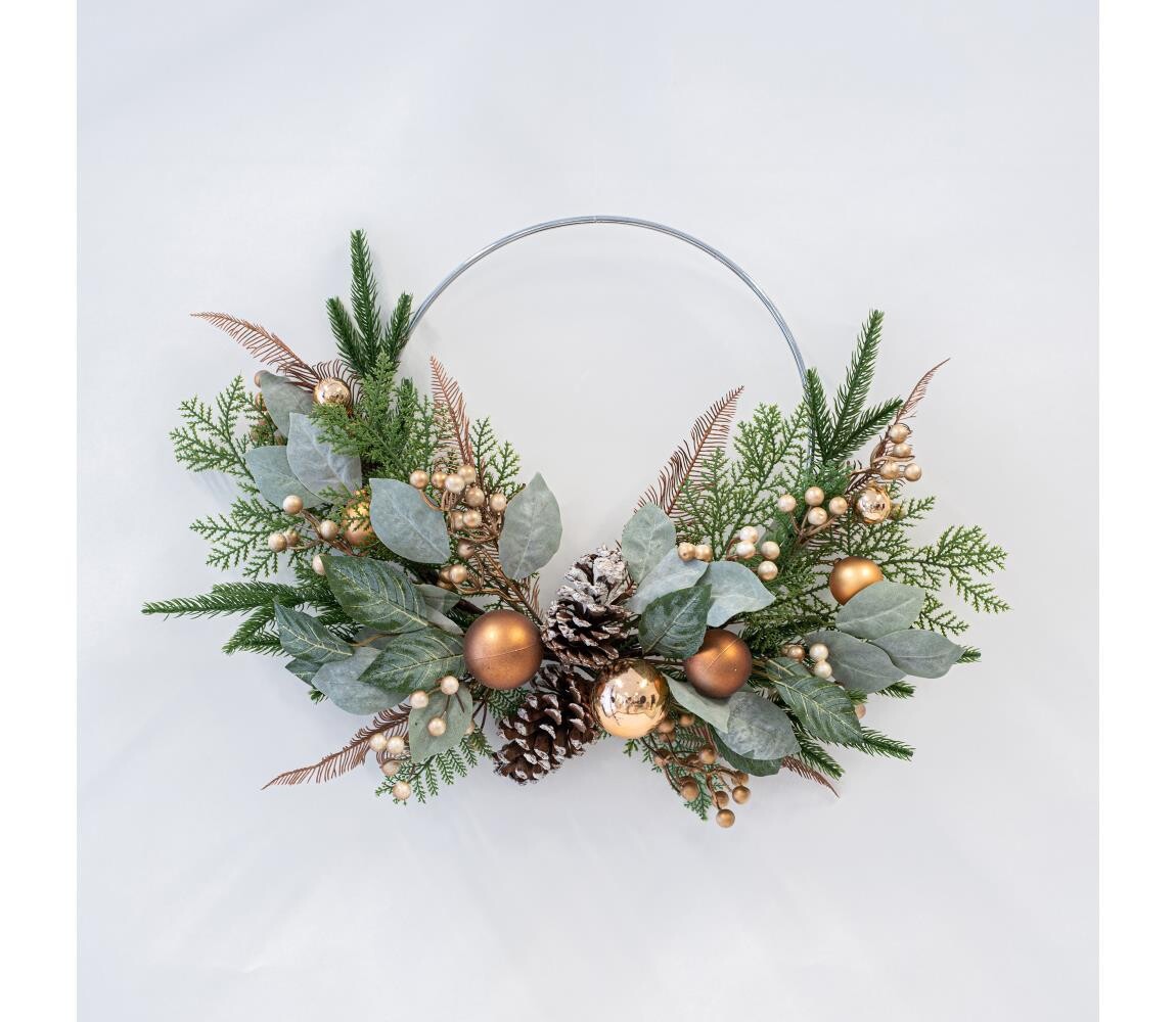 Eurolamp Vánoční věnec pr. 55 cm 600-45661