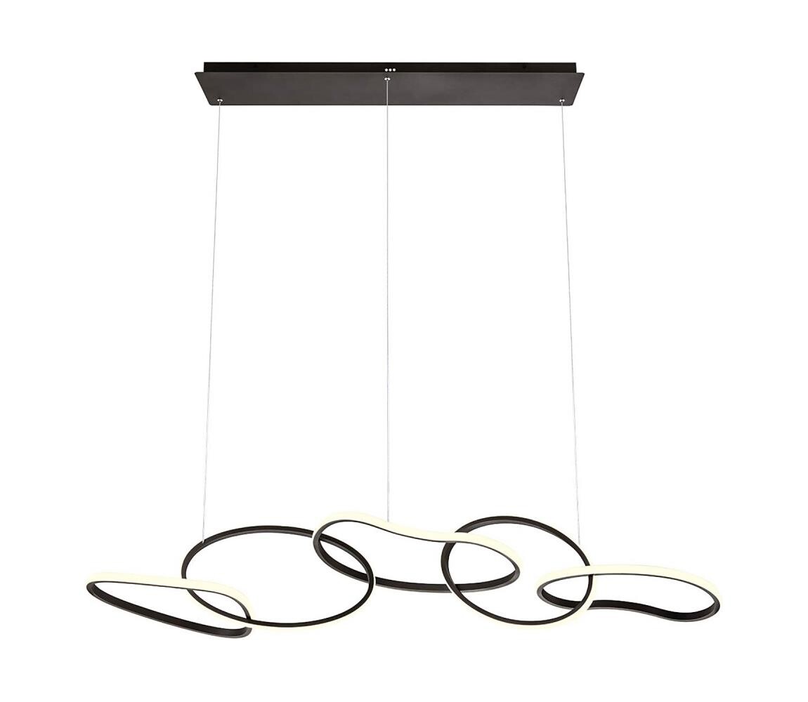 Redo 01-3393 - LED Stmívatelný lustr na lanku BIAS LED/120W/230V černá 01-3393