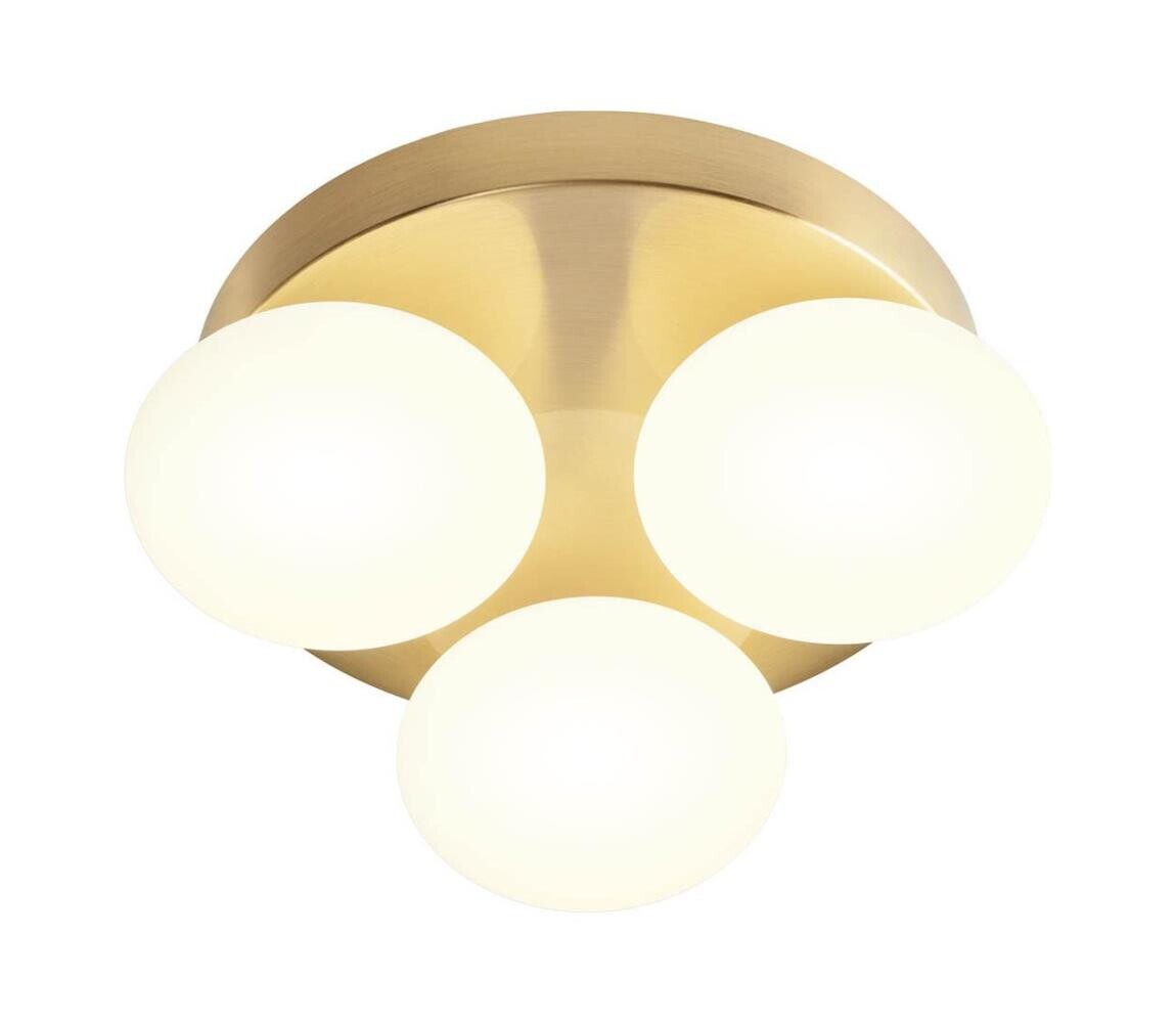 Redo 01-4307 - LED Koupelnové stropní svítidlo OVUM 3xLED/5W/230V IP44 mosaz 01-4307