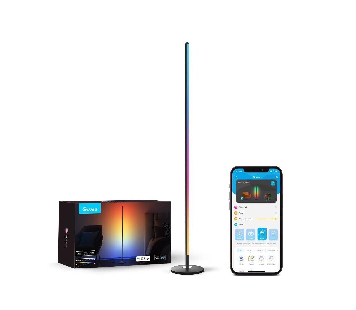 Govee - LED RGBW Stmívatelná stojací lampa LITE MATTER LED/24W/230V Wi-Fi H8076C13