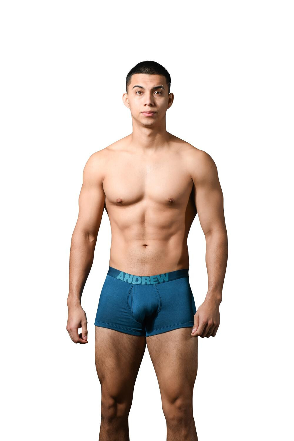 Pánské boxerky Andrew Christian zelené Bespoke Modal (93677-DGRT) XL, trenky / trenýrky