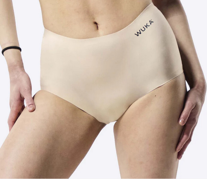 Menstruačné kalhotky Wuka bezešvé Stretch Boxer Short Heavy béžové (WSBSH-nude) L - 3XL