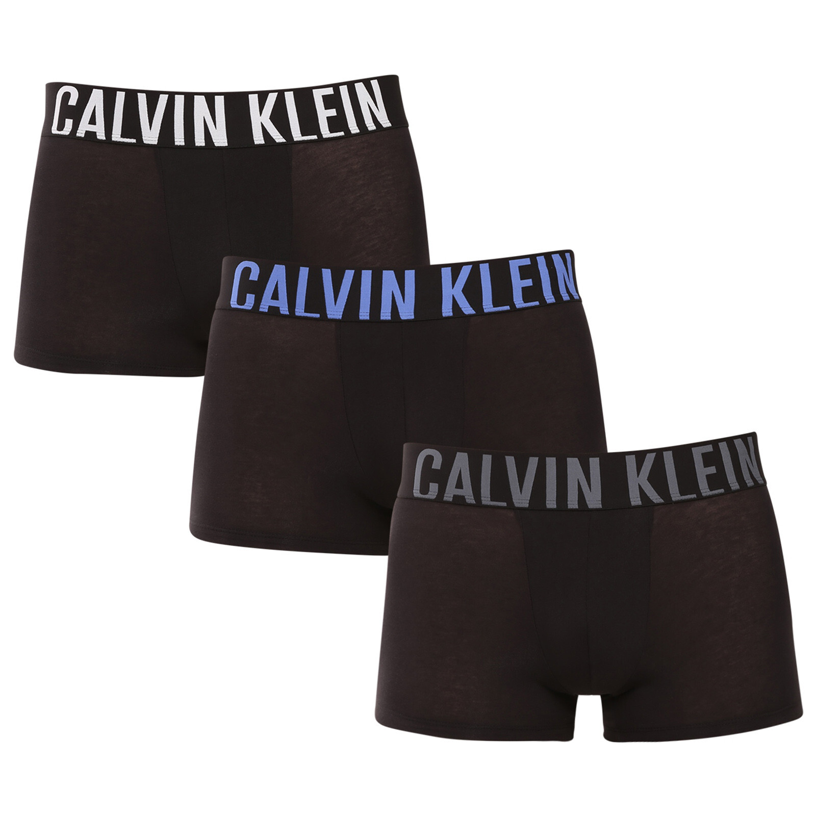 3PACK pánské boxerky Calvin Klein černé (NB3608A-ZDM) M, trenky / trenýrky