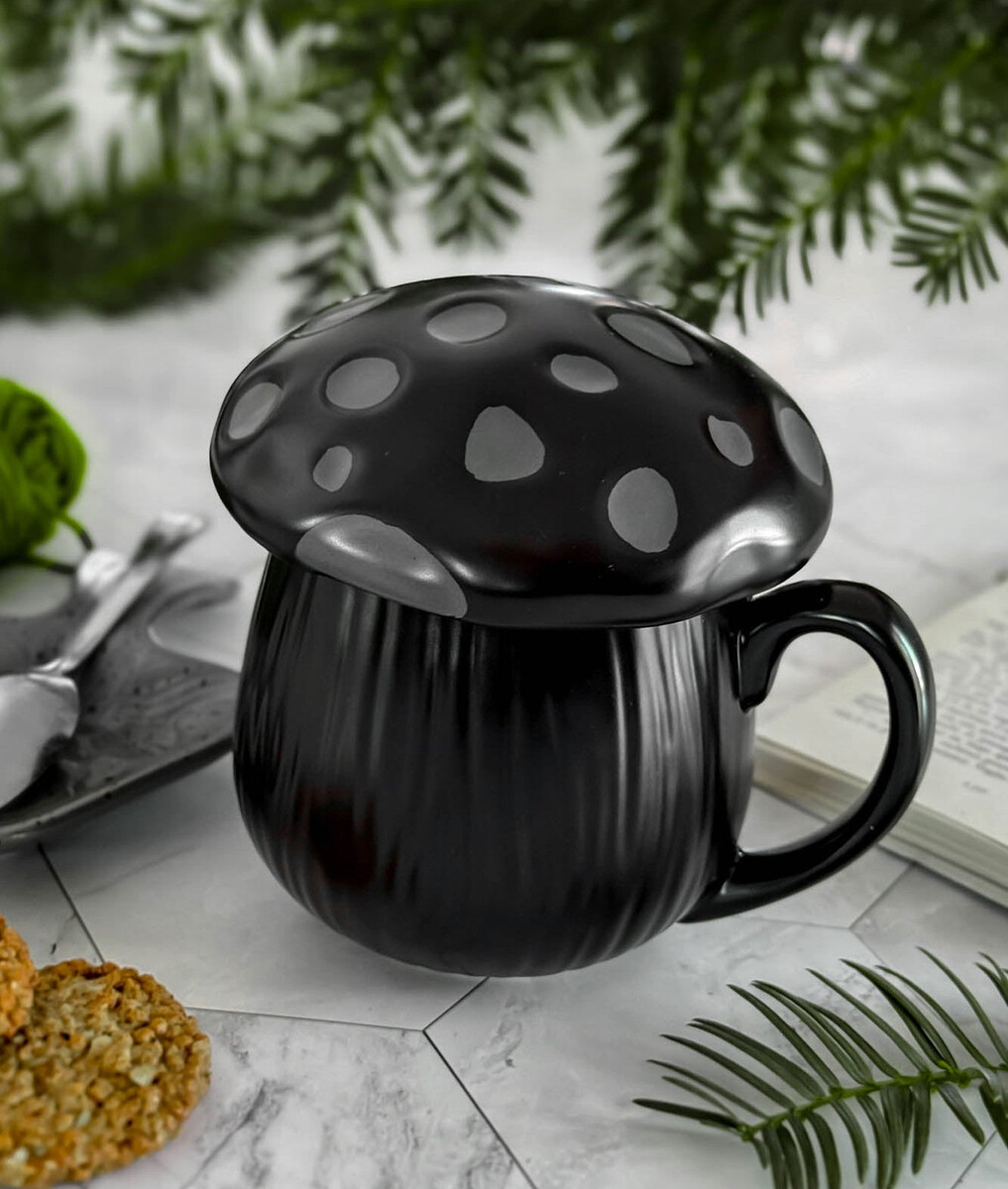 hrnek KILLSTAR - Mushroom - Black