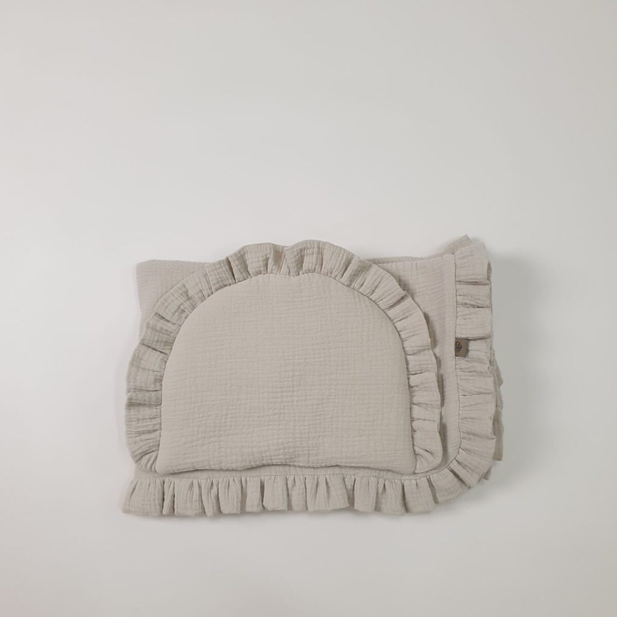 Povlečení Ourbaby pillow blanket beige béžová