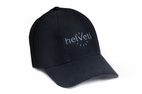 Kšiltovka Helveti znak - black