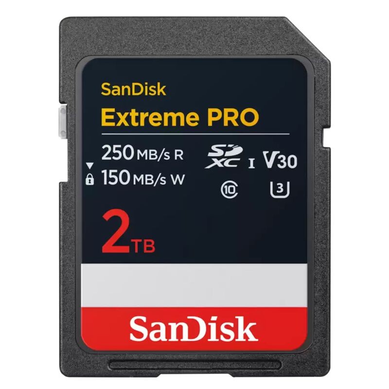 SANDISK SDXC 2TB Extreme PRO 250MB/s