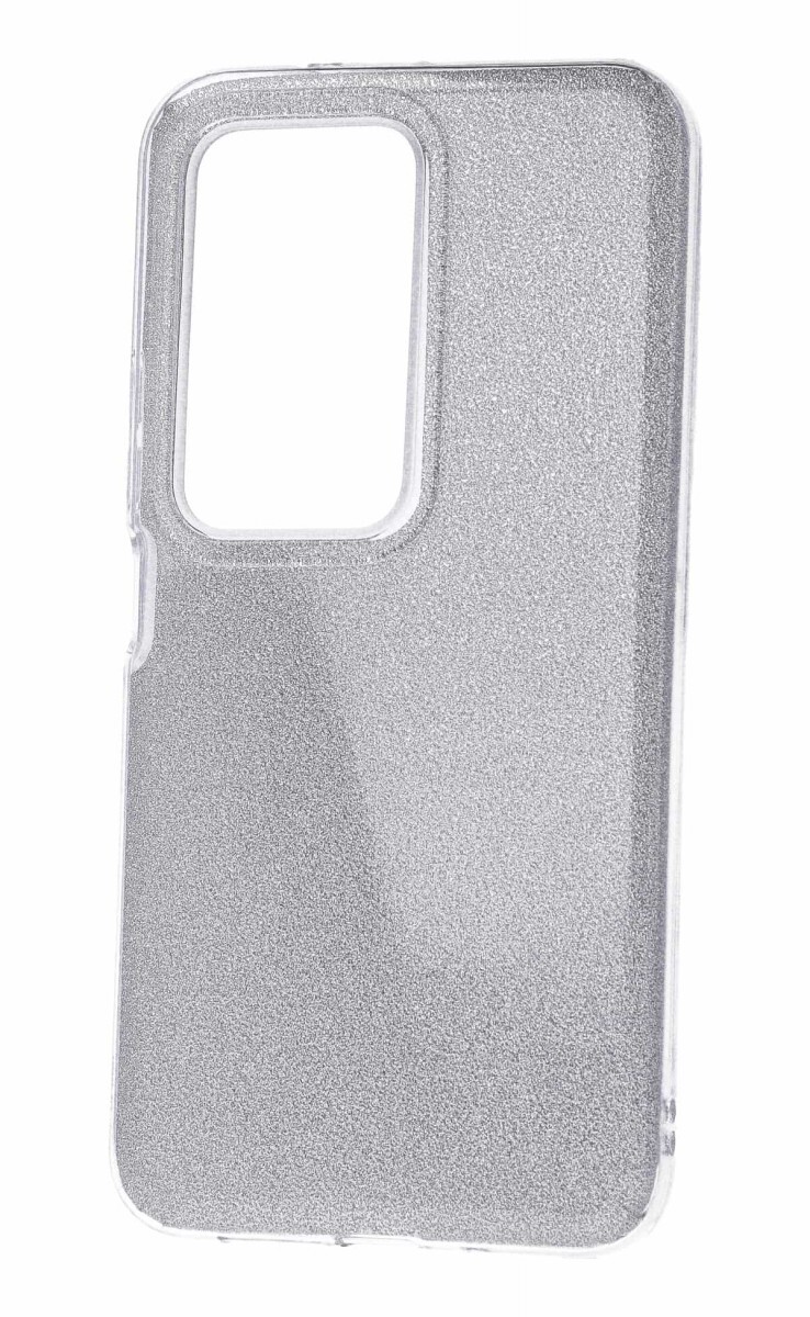 Kryt TopQ Xiaomi Redmi 15 glitter stříbrný 143987