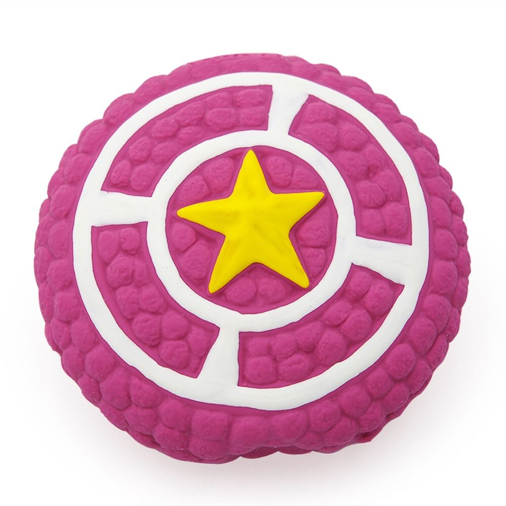 Reedog star, latexová pískací hračka - M