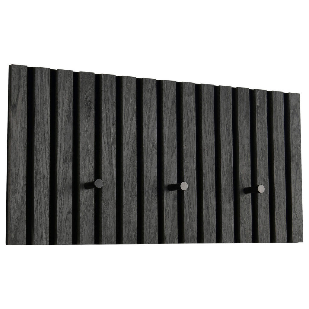 Xora ŠATNÍ PANEL, šedá, černá, 60/30/7 cm