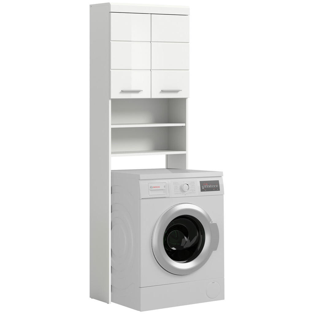 MID.YOU SKŘÍŇKA NAD PRAČKU, vysoce lesklá bílá