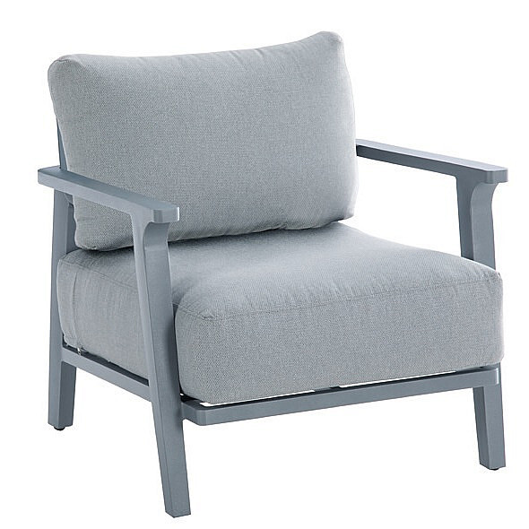 DEOKORK Hliníkové křeslo SAN DIEGO (šedá)