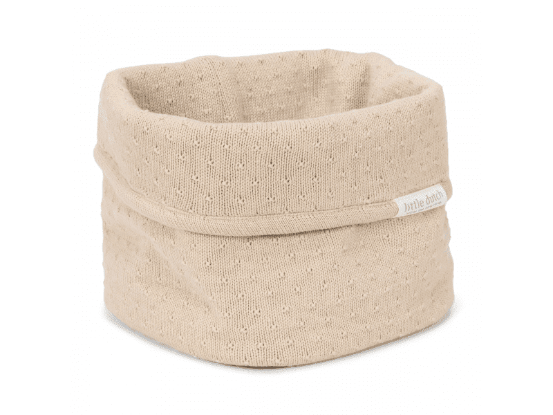 Little Dutch Košík pletený malý Pure Soft Beige