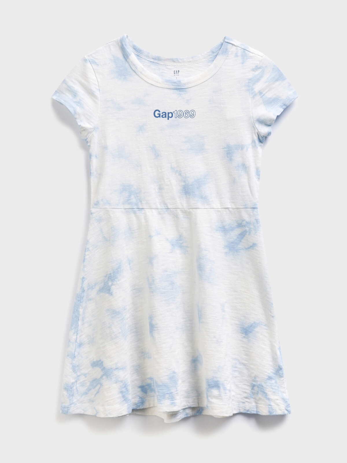 GAP Dětské šaty Logo shor sleeve jersey dreas - Holky