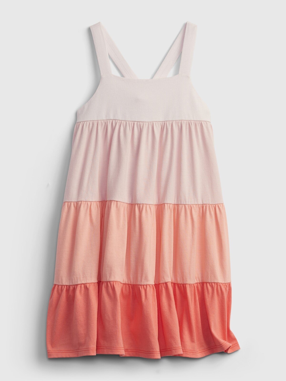 GAP Dětské šaty color tier dress - Holky