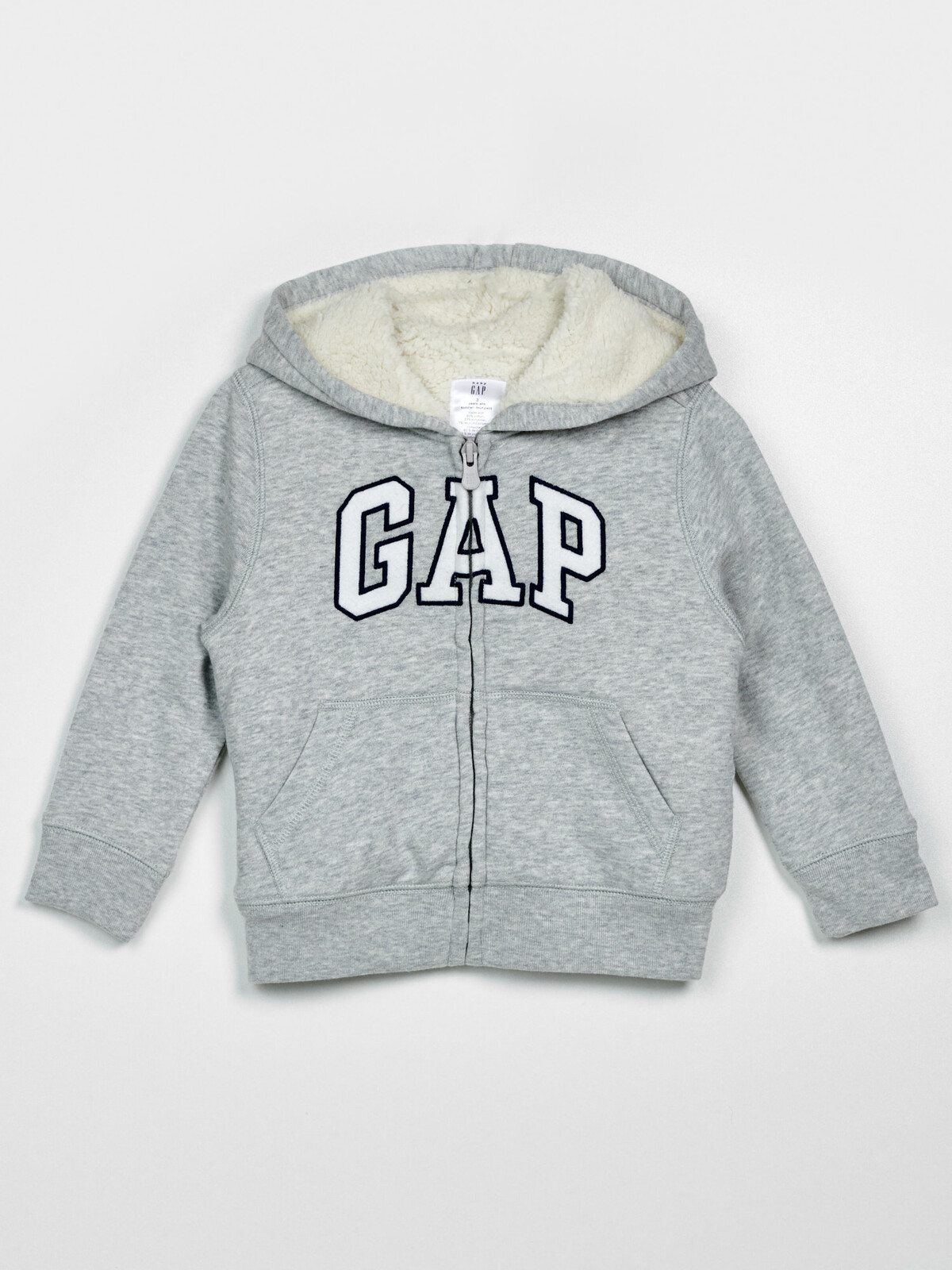 GAP Dětská zateplená mikina logo - Kluci