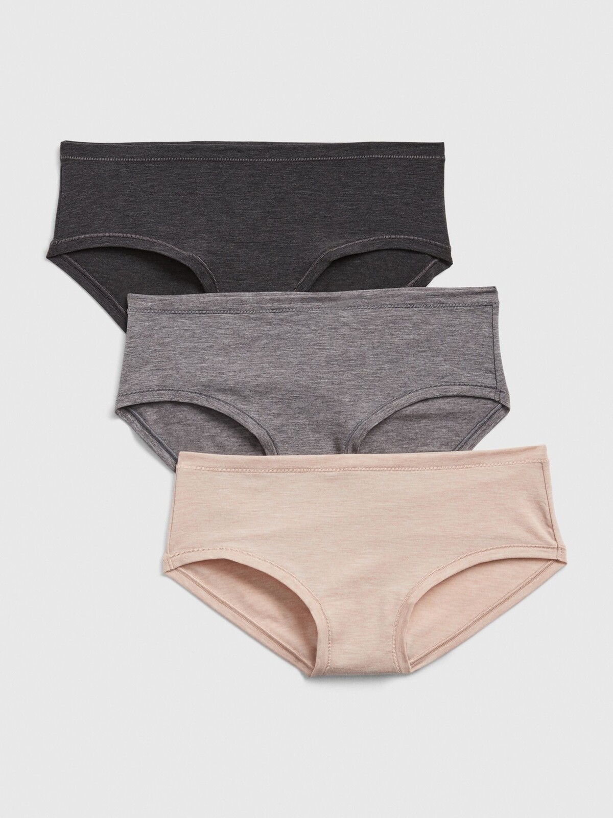 GAP Barevné dámské kalhotky breathe hipster, 3ks