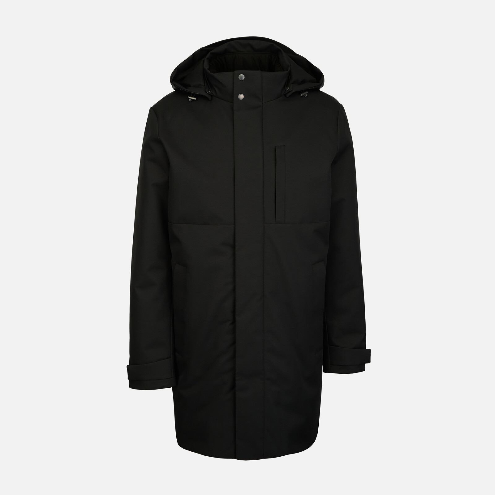 Černá pánská parka Geox Aerantis - Pánské