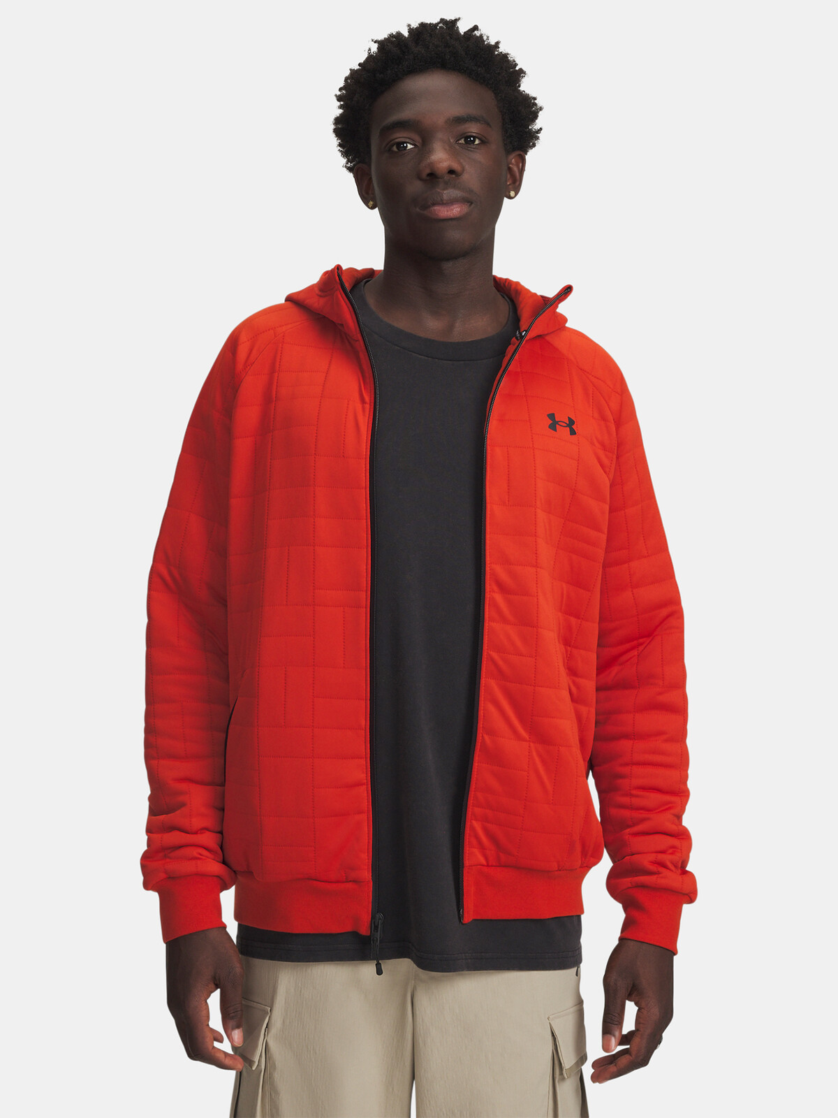 Pánská mikina Under Armour UA Unstoppable Flc Txtr FZ-ORG - Pánské