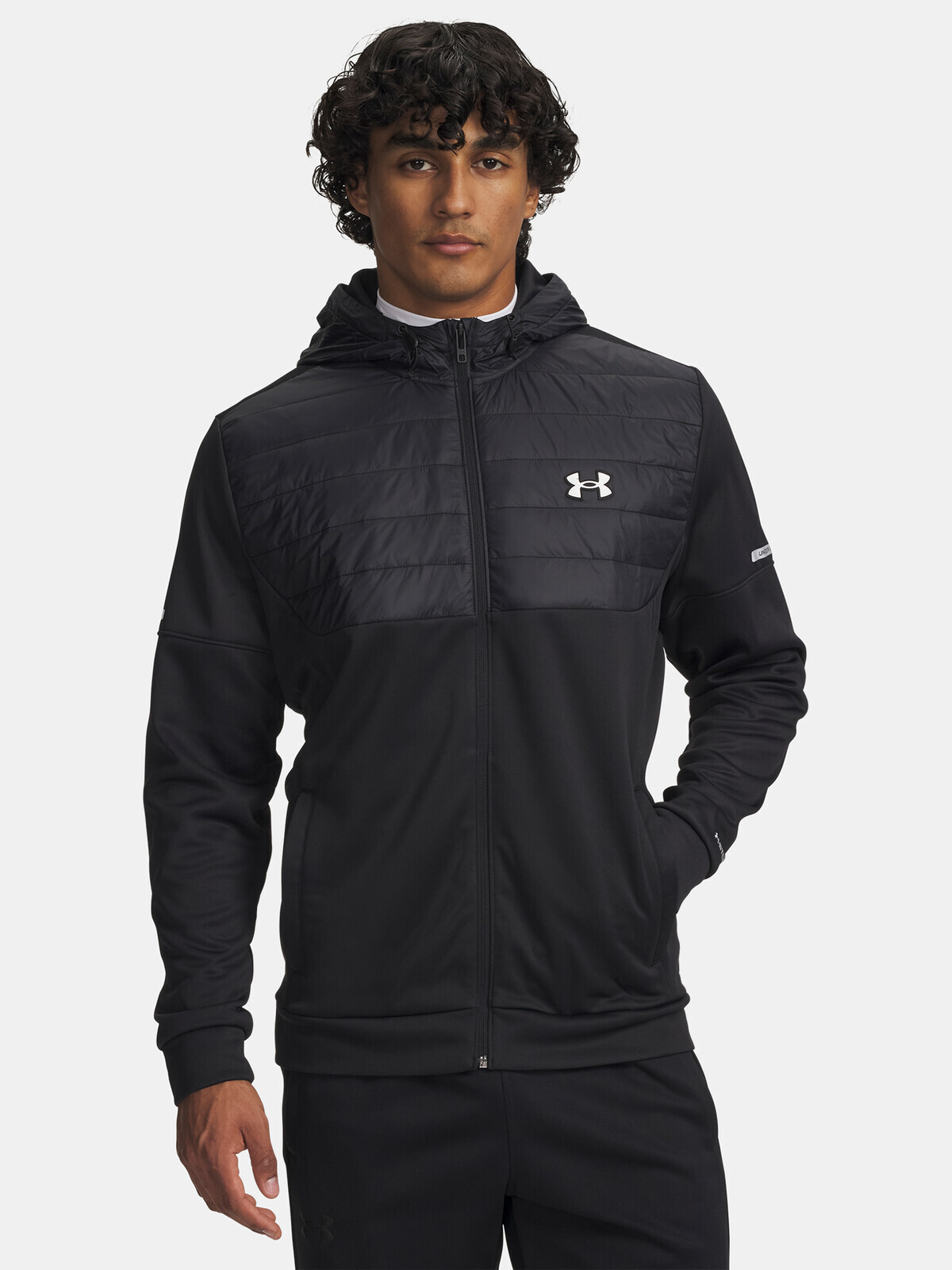 Pánská mikina Under Armour UA Armour Flc Pro Utility FZ-BLK - Pánské