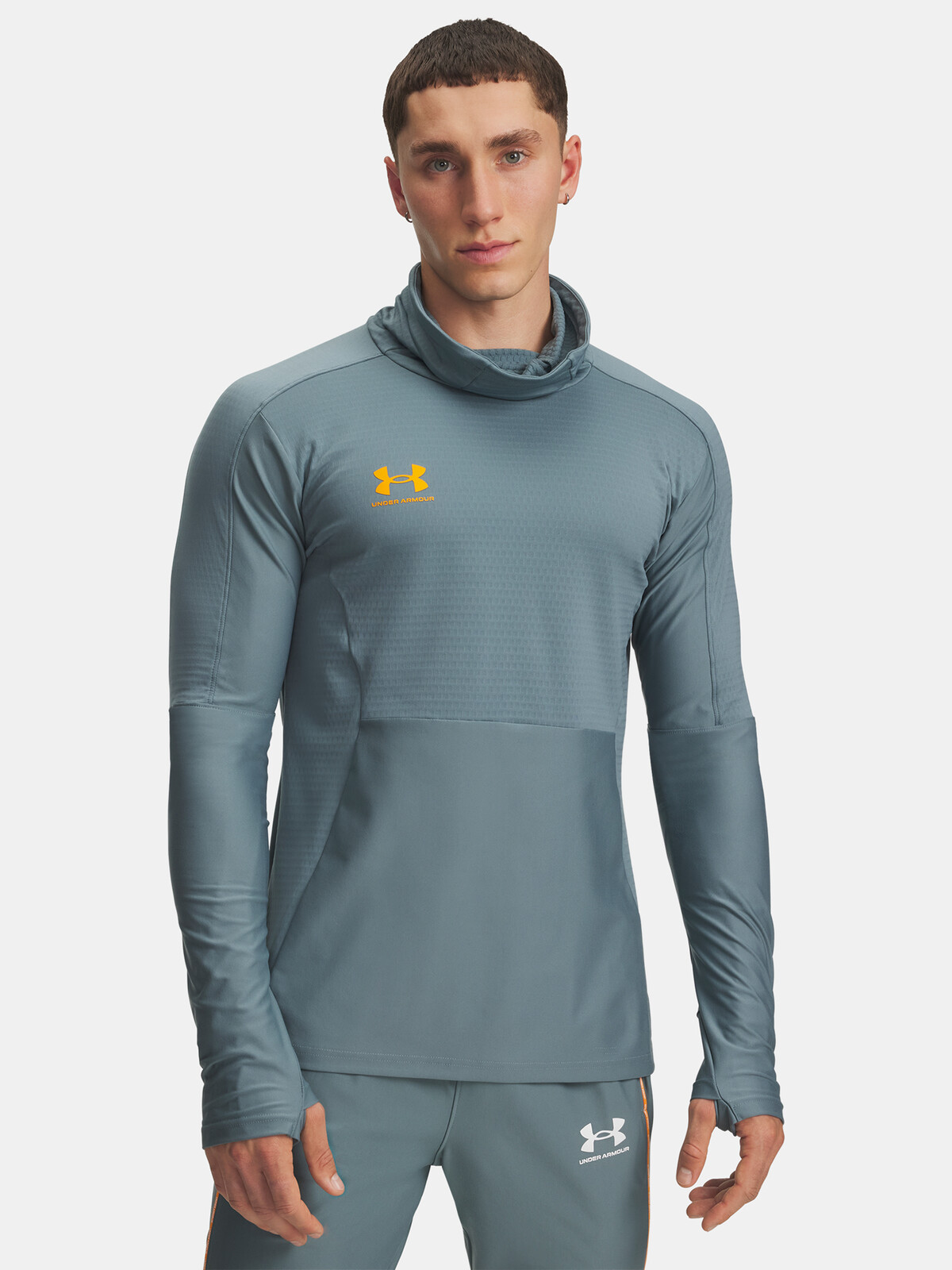 Pánské tričko Under Armour UA M Challenger Pro Wintr LS-BLU - Pánské