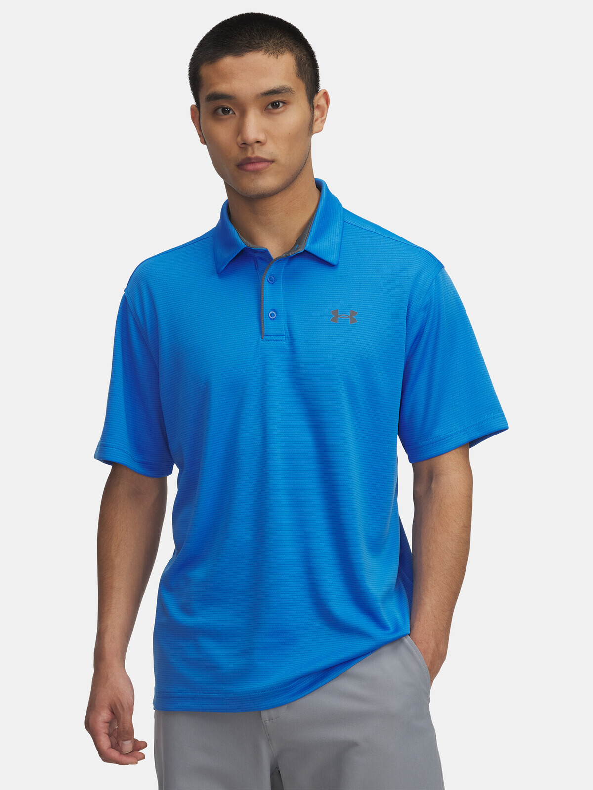Pánské tričko Under Armour Tech Polo-BLU - Pánské