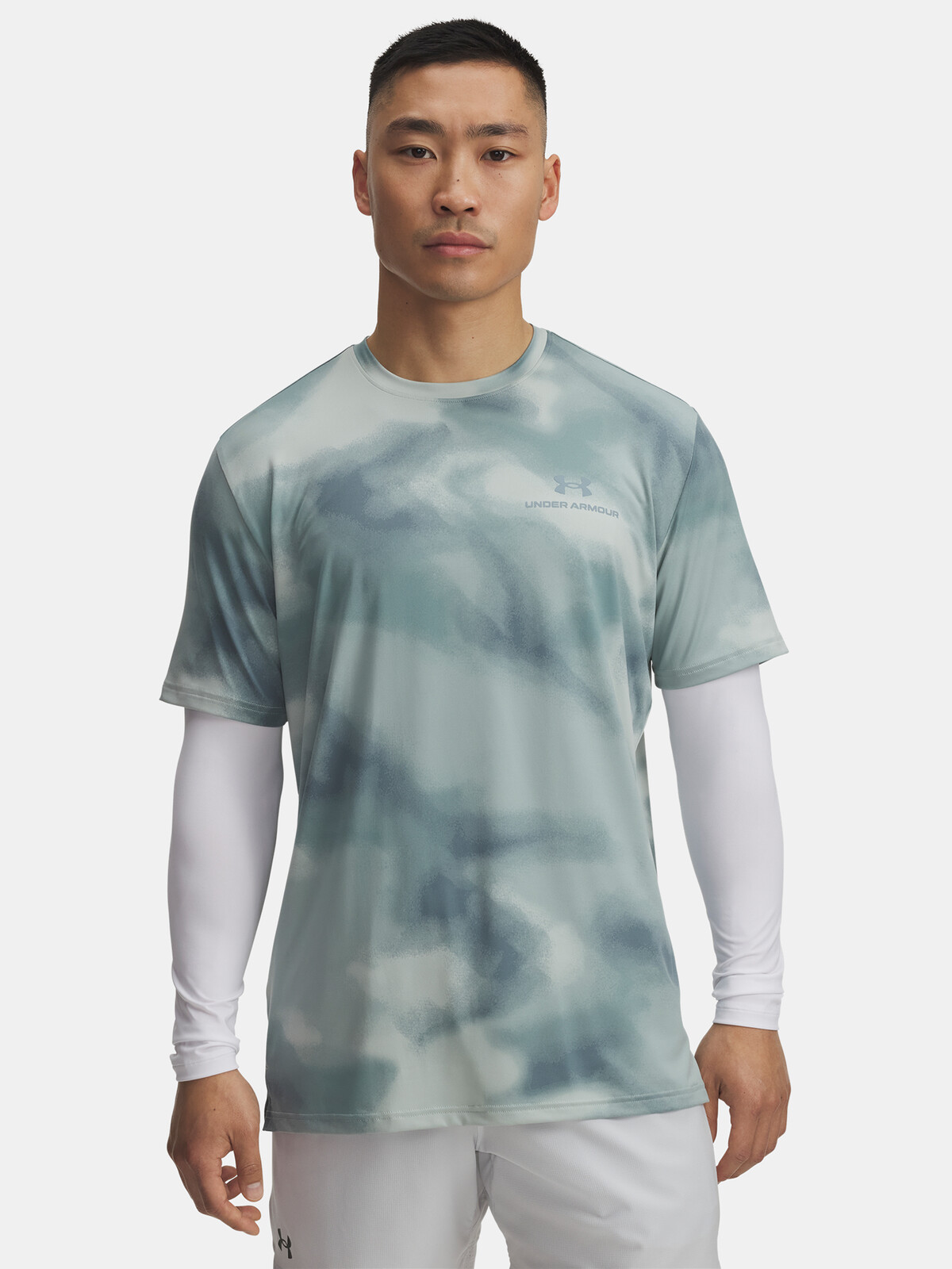 Pánské tričko Under Armour Vanish Energy Printed SS-GRN - Pánské