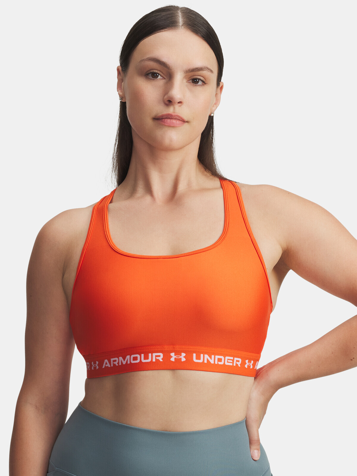 Dámská podprsenka Under Armour Crossback Mid Bra-ORG - Dámské