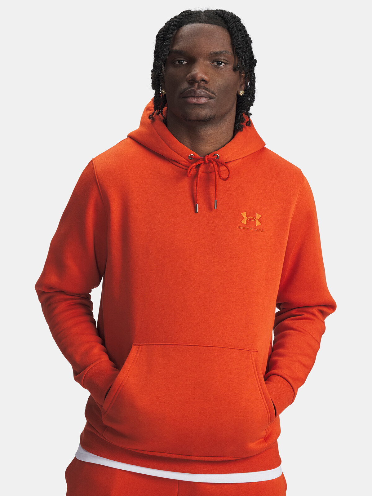 Pánská mikina Under Armour UA Icon Fleece Hoodie-ORG - Pánské