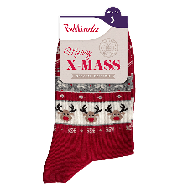 Bellinda 
XMASS SOCKS - Christmas Socks for the Whole Family - Red