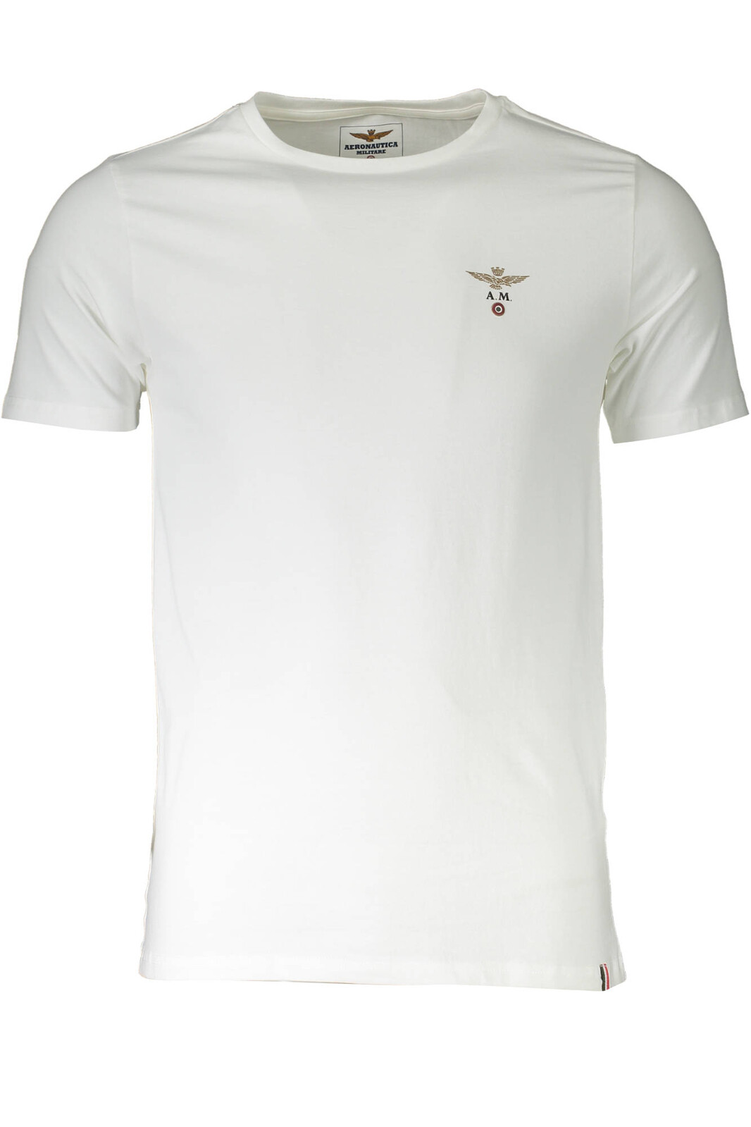 AERONAUTICA MILITARE MEN'S OUTDOOR T-SHIRT WHITE