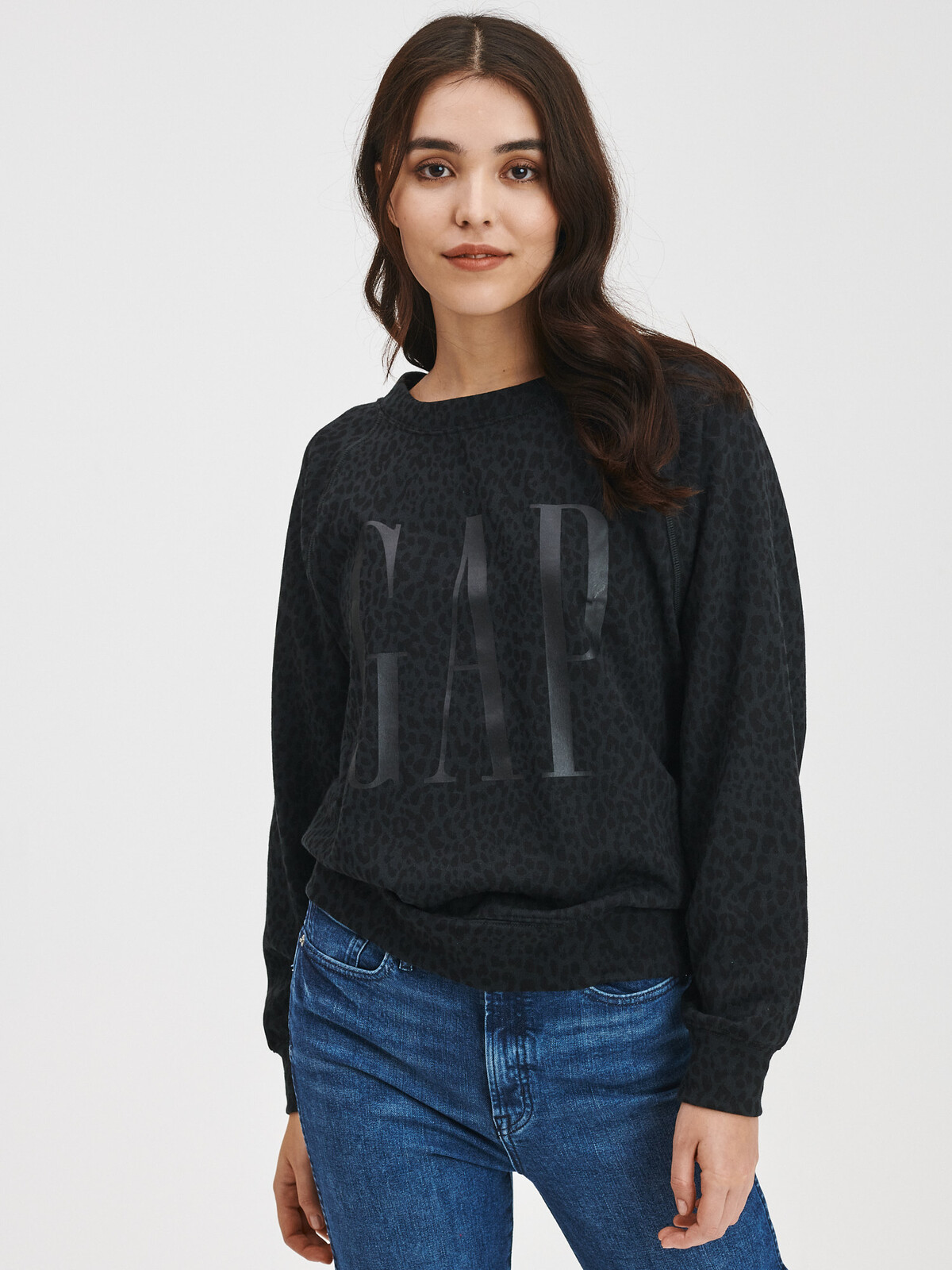 GAP Mikina logo crew - Dámské