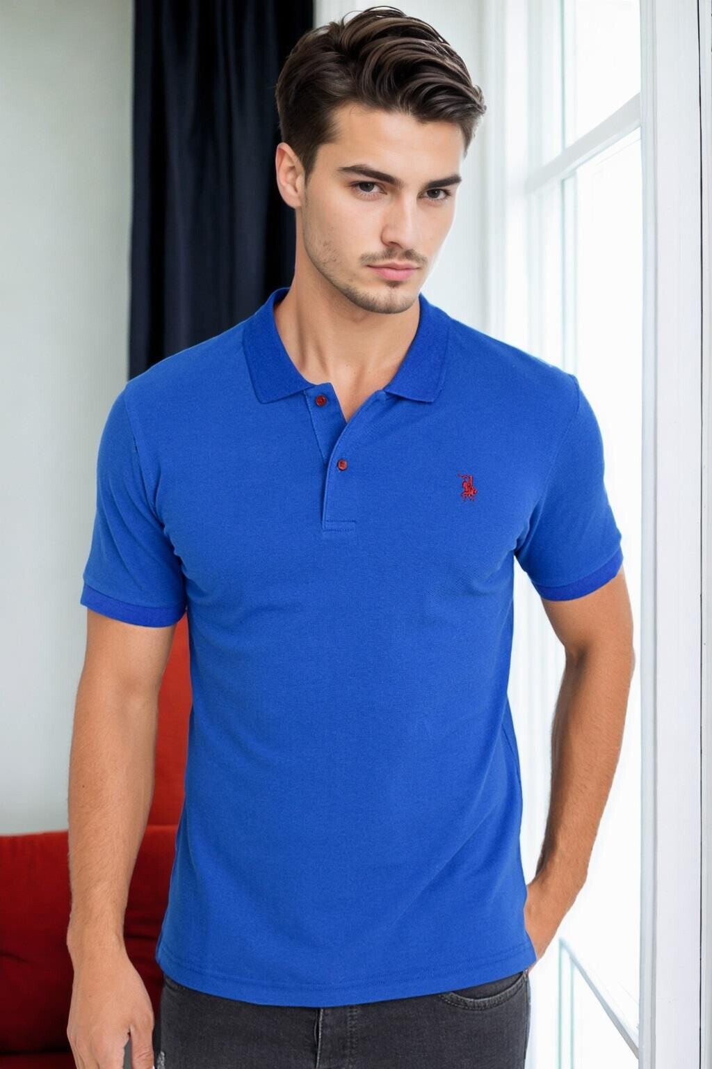 T9561 DEWBERRY MEN'S TSHIRT-SACHET