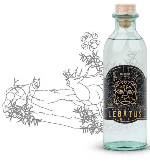 Legatus Gin Dry 43 % 0,5 l