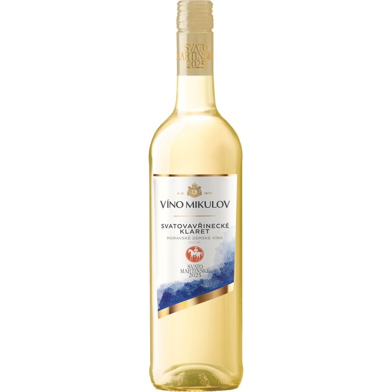 Víno Mikulov Svatomartinské Svatovavřinecké klaret 2025